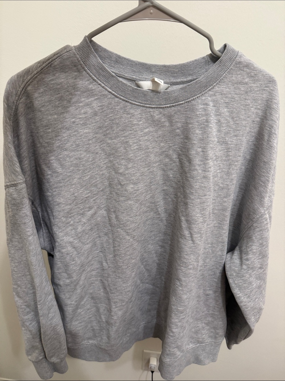 H&M Light Gray Crewneck Sweatshirt - Picture 1 of 3